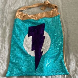 KIDS Sequin Lightning Bolt Cape